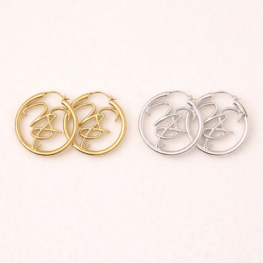 NS Signature Hoop Earrings